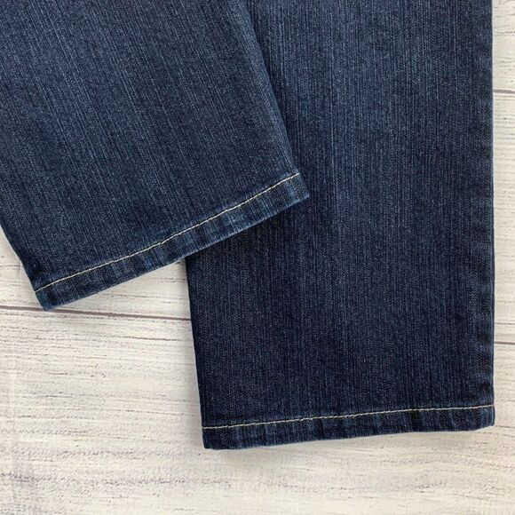 Gloria Vanderbilt Jeans sz 10 Ave Amanda Straight Dark Wash Inseam 30" - Picture 6 of 10